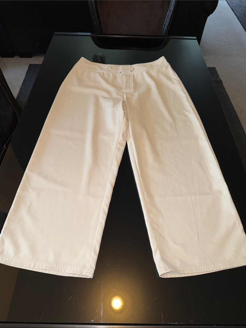 Patagonia Neutral Wide-Leg Capri Pants